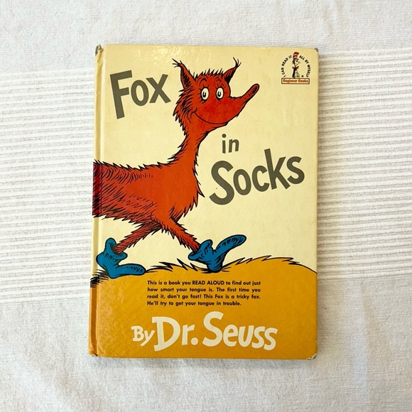 Vintage Fox in Socks Dr. Seuss's Book 1965 - Picture 3 of 13